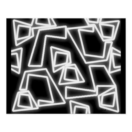 Neon Grid Runner ポスター (正面)