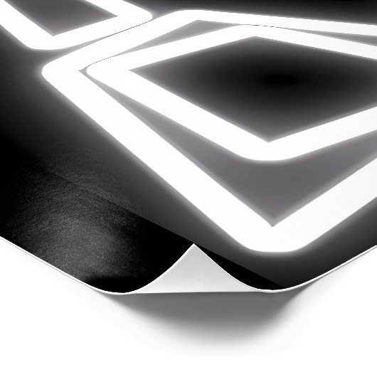 Neon Grid Runner ポスター (コーナー)