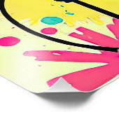 Neon Groove Collective – Psykedelisk Konst & Musik フォトプリント (角)