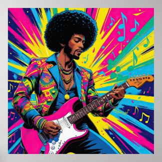 Neon Groove Collective – Psykedelisk Konst & Musik ポスター