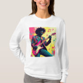 Neon Groove Collective – Psykedelisk Konst & Musik Tシャツ (正面)