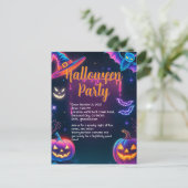 Neon Halloween Party ポストカード (スタンド正面)