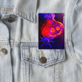 Neon Halloween pumpkins 缶バッジ (インサイチュ)