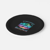 Neon Halloween Witches Png ペーパープレート (アングル)