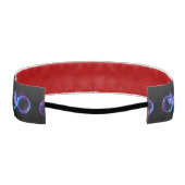 Neon Infinity Symbol with Glowing Hummingbird アスレチックヘッドバンド (裏面)