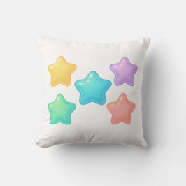 Neon Jelly Star Pillow | Cute Kawaii Glow  クッション