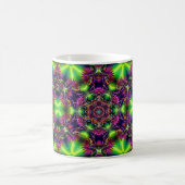 Neon Kaleidoscope Coffee Mug – Psychedelic Tasse コーヒーマグカップ (中央)