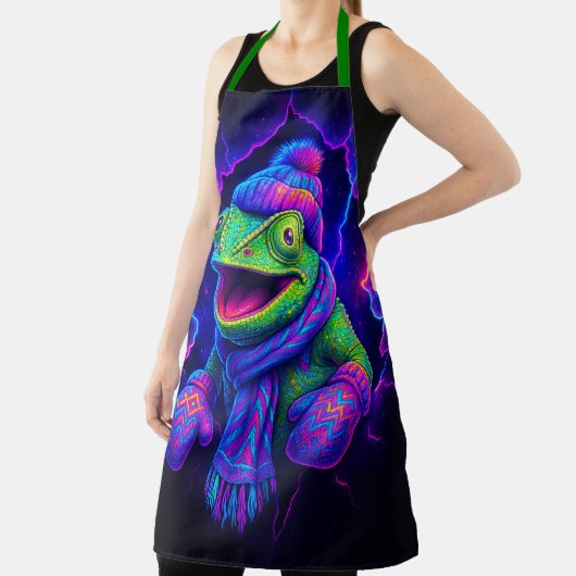 Neon Kameleon – Kleurrijk Kookschort エプロン (インサイチュ)
