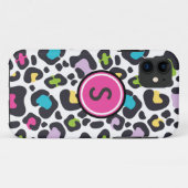Neon Leopard Print iPhoneケース Case-Mate iPhoneケース (裏面(横))