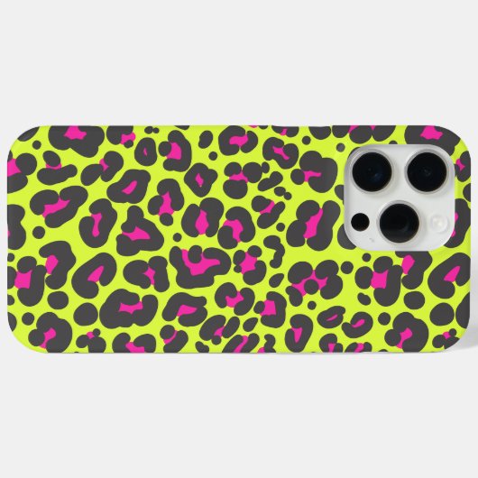 Neon Leopard Print Phone Case  Case-Mate iPhoneケース (裏面 (横))