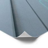 Neon Light Tech Corridor ポスター (角)