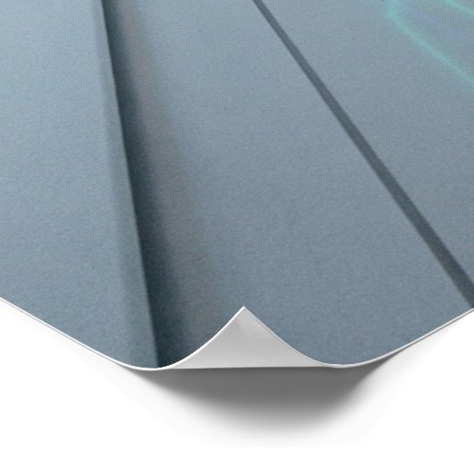 Neon Light Tech Corridor ポスター (角)