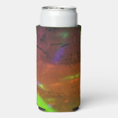 neon lights on cracked rock surface スリム缶クーラー (Seltzer裏面)