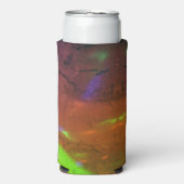 neon lights on cracked rock surface スリム缶クーラー (Seltzer正面)