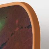 neon lights on cracked rock surface ピックルボールラケット (左詳細)