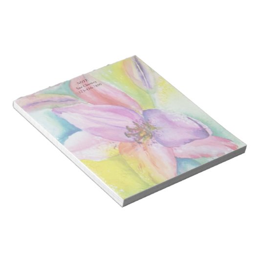 NEON LILY CUSTOMIZABLE NOTE PAD ノートパッド (アングル)