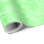 Neon Lime Green Abstract Texture Wrapping Paper ラッピングペーパー (ロールコーナー)
