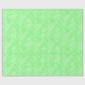 Neon Lime Green Abstract Texture Wrapping Paper ラッピングペーパー (フラット)
