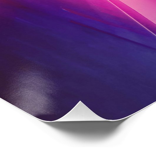 Neon Liminal Hallway ポスター (コーナー)