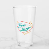 Neon Lounge Logo Glass タンブラーグラス (正面)