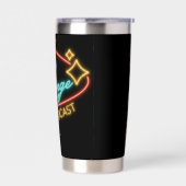 Neon Lounge Logo Insulated Mug 保温保冷タンブラー (左面)