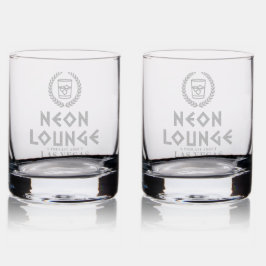 Neon Lounge Retro Collection  The Palace Whiskey ロックグラス