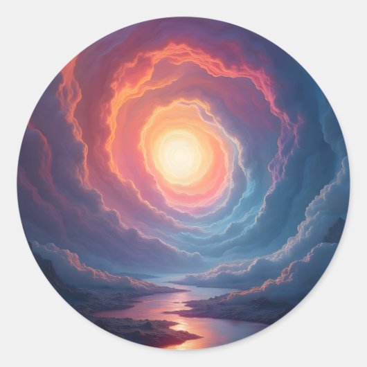 Neon Maelstrom - ラウンドシール (正面)