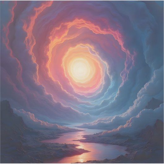 Neon Maelstrom - Square Vinyl シール (正面)