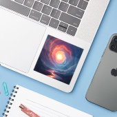 Neon Maelstrom - Square Vinyl シール (ノートパソコンとiPhone)