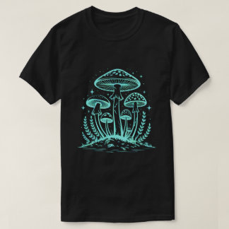 Neon Magic Mushrooms Tシャツ