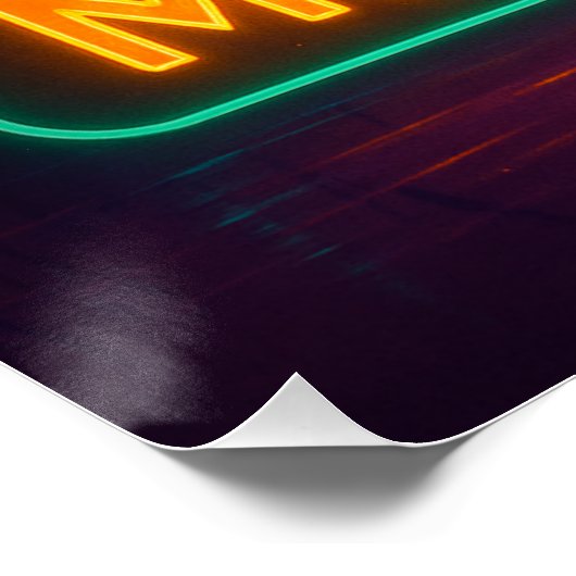 Neon Mallard Poster ポスター (コーナー)