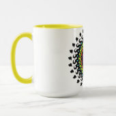 Neon Mandala Cup マグカップ (左)