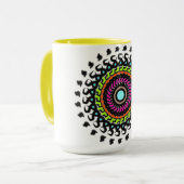 Neon Mandala Cup マグカップ (正面左)