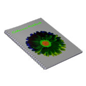 Neon Marigoldカスタマイズ可能なノートブック ノートブック (右側)