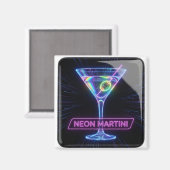 Neon Martini Glow マグネット (正面/裏面)