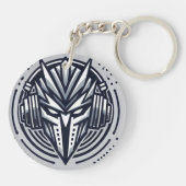 Neon Mask Vibes: DJ Persona Logo. キーホルダー (裏面)