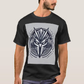 Neon Mask Vibes: DJ Persona Logo.T-シャツ Tシャツ (正面)