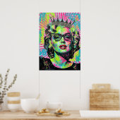 Neon Monroe ポスター (キッチン)