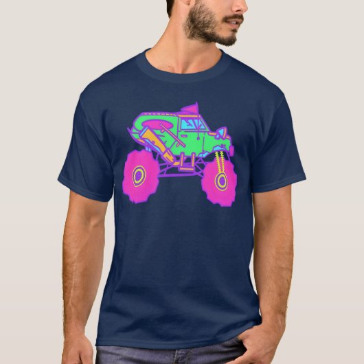 Neon Monsterruck girl Tシャツ (正面)