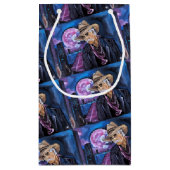 Neon Moon Painting by Alfred Fox スモールペーパーバッグ (裏面)