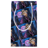 Neon Moon Painting by Alfred Fox スモールペーパーバッグ (正面)