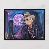 Neon Moon Painting by Alfred Fox ポストカード (正面)