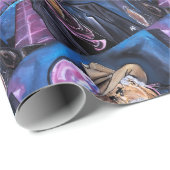 Neon Moon Painting by Alfred Fox ラッピングペーパー (ロールコーナー)