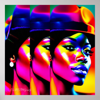 NEON MUSE: Electric Iridescence ポスター