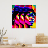 NEON MUSE: Electric Iridescence ポスター (キッチン)