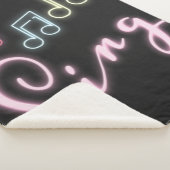 Neon Music Notesを歌う シェルパブランケット (3/4)