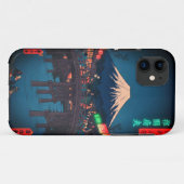  Neon Night Edo: Cyberpunk Nihonbashi & Mount Fuji Case-Mate iPhoneケース (裏面(横))