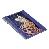 Neon Noir Bengal Cat ノートブック (右側)