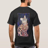 Neon Noir Bengal Cat Tシャツ (裏面)