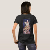 Neon Noir Bengal Cat Tシャツ (裏面フル)